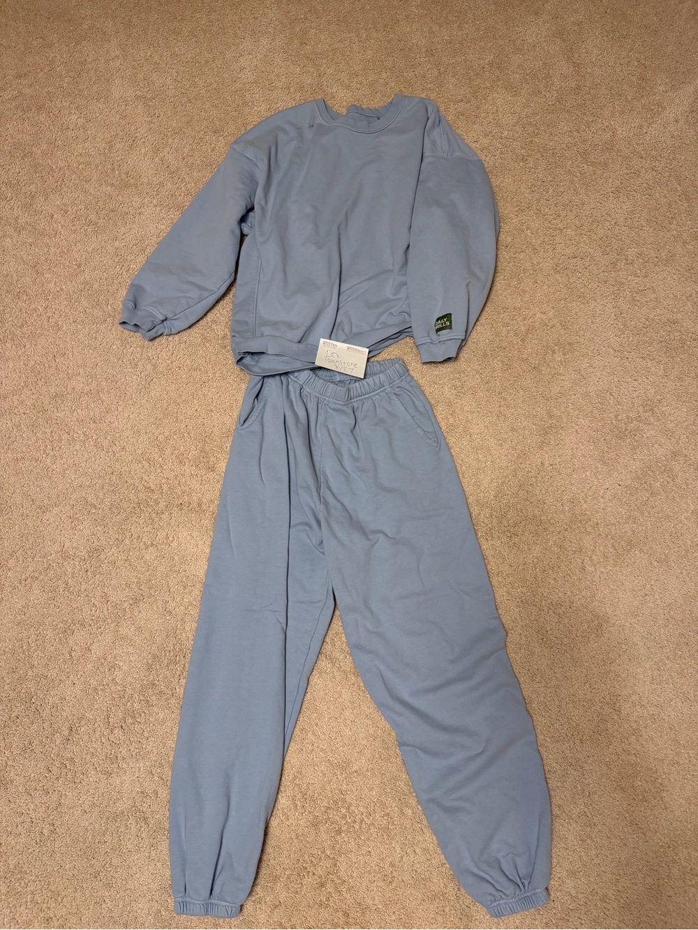 daily drills MIST crewneck and jogger set